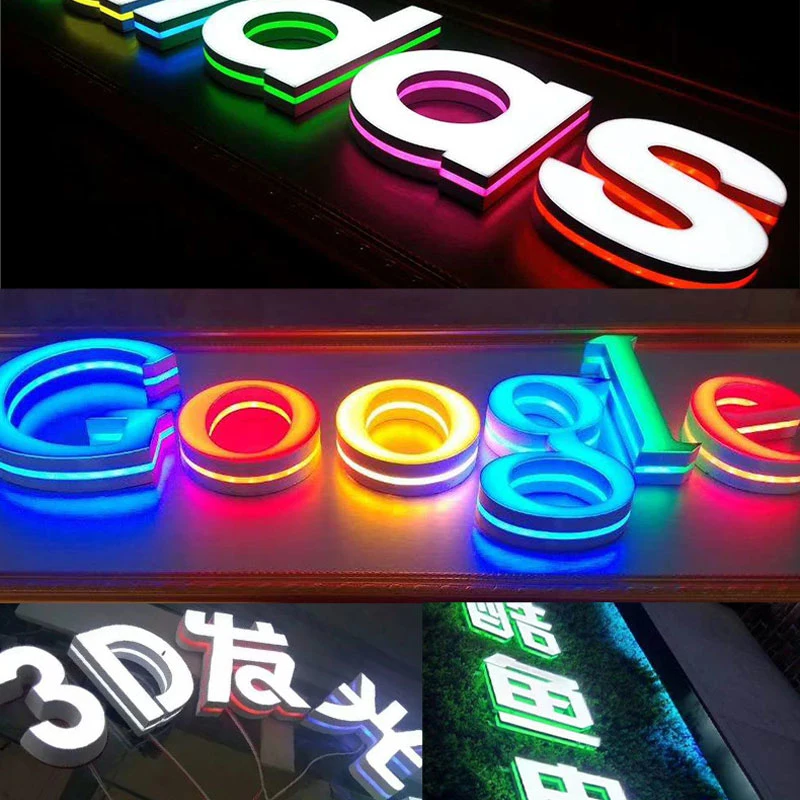 Printing LED Letters Sign Colorful for Signage Auto-Work Industrial 3D Printer