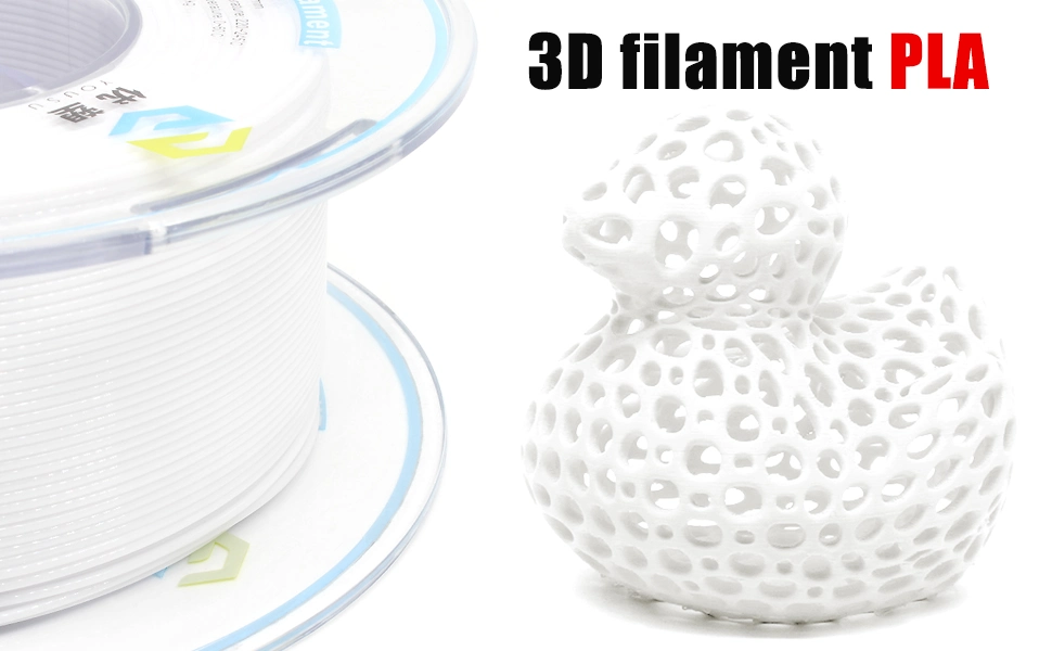 China Manufacturer 3D Printers PLA Plus (PLA+) Filament 3D Print Materials 1.75 mm 2.85mm White PLA Filament Easy Printing 3D PLA+ Green 1000g