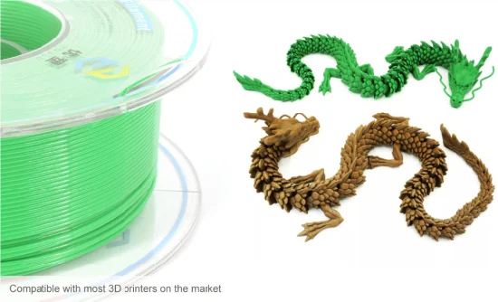 3D-принтер PLA+ Не спутывающиеся нити Материалы для 3D-печати 1,75 мм 1 кг Более высокая прочность на разрыв Лучшая адгезия Большой размер Нить для 3D-печатных машин Черная 1 кг