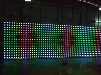 Rigeba Disco DJ Party Stage 1*1 м 10 мм пиксель светодиодный цифровой настенный занавес экран для мероприятий